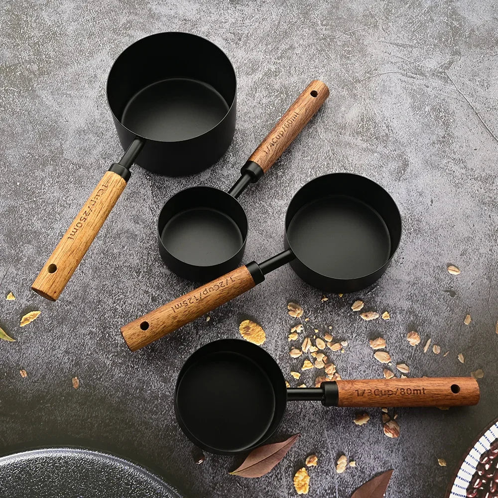 Alden Wood Handle Measuring Spoons