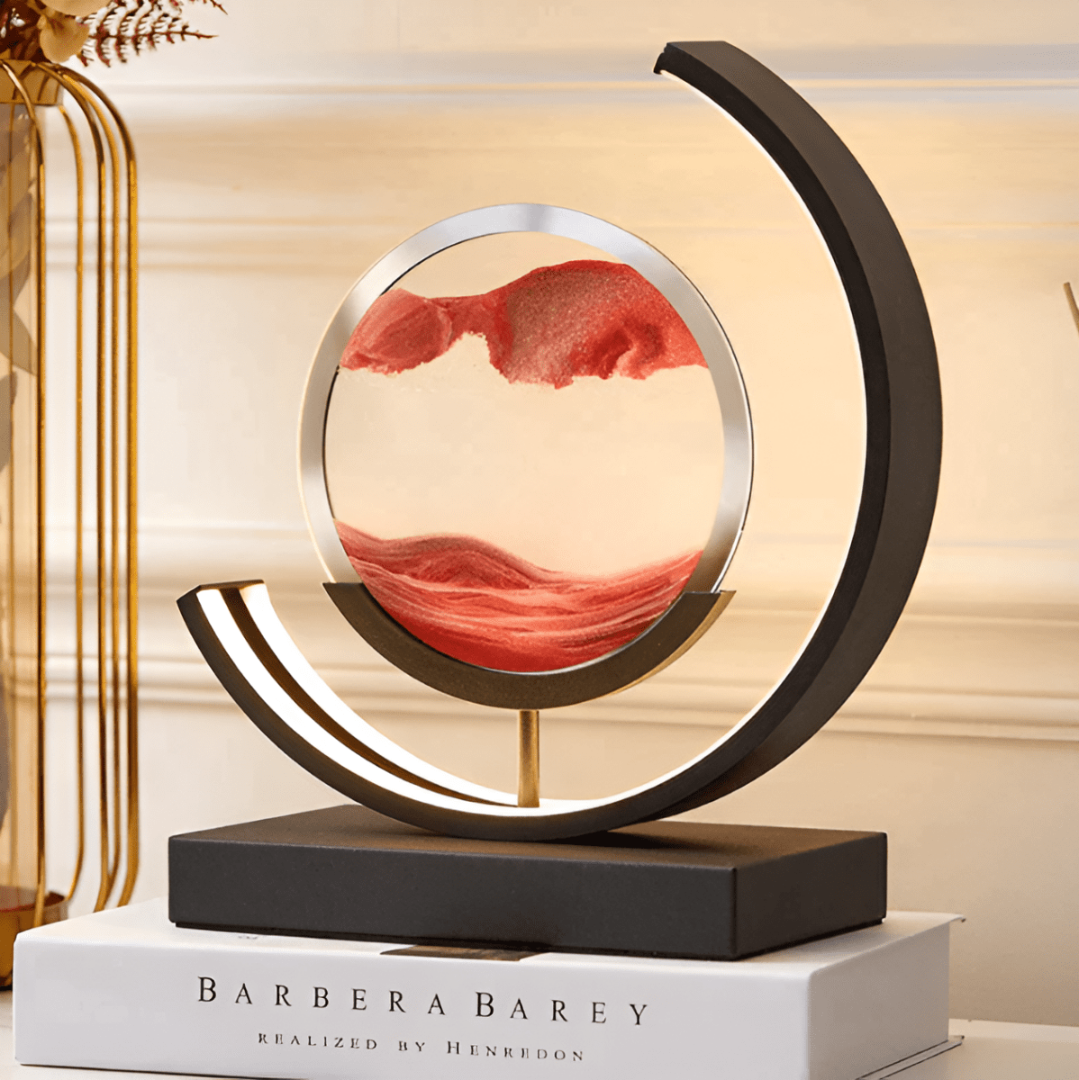 Aurelio Sand Glow LED Lamp