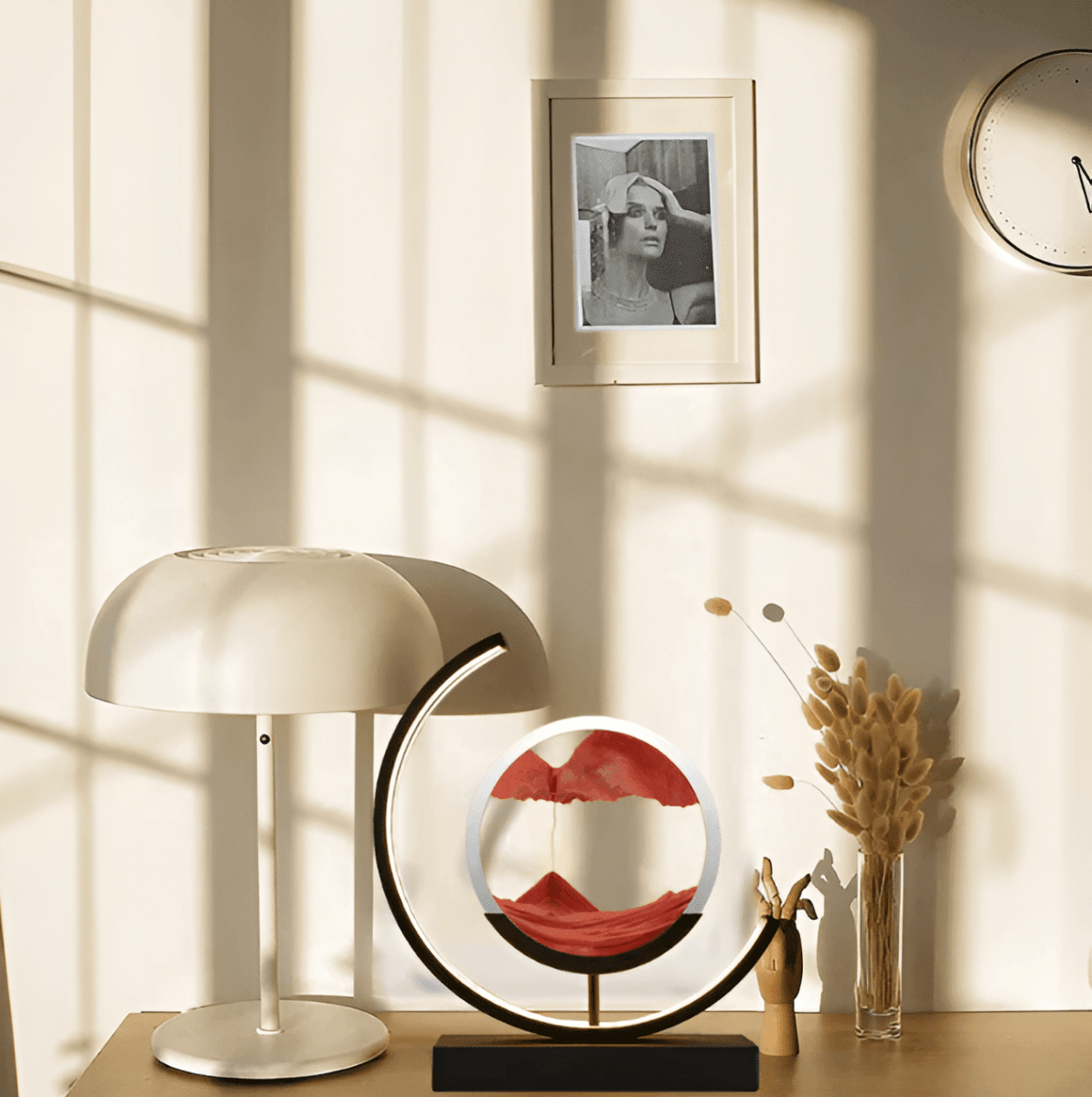 Aurelio Sand Glow LED Lamp