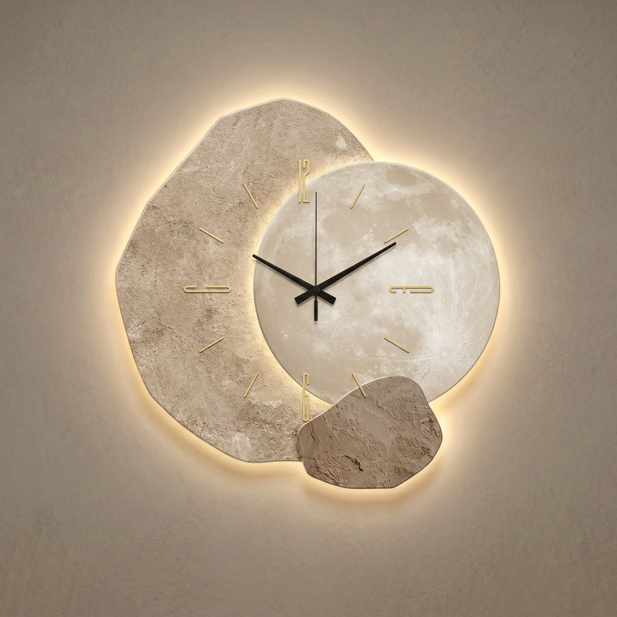 Elias LED Scandinavian Wall Clock