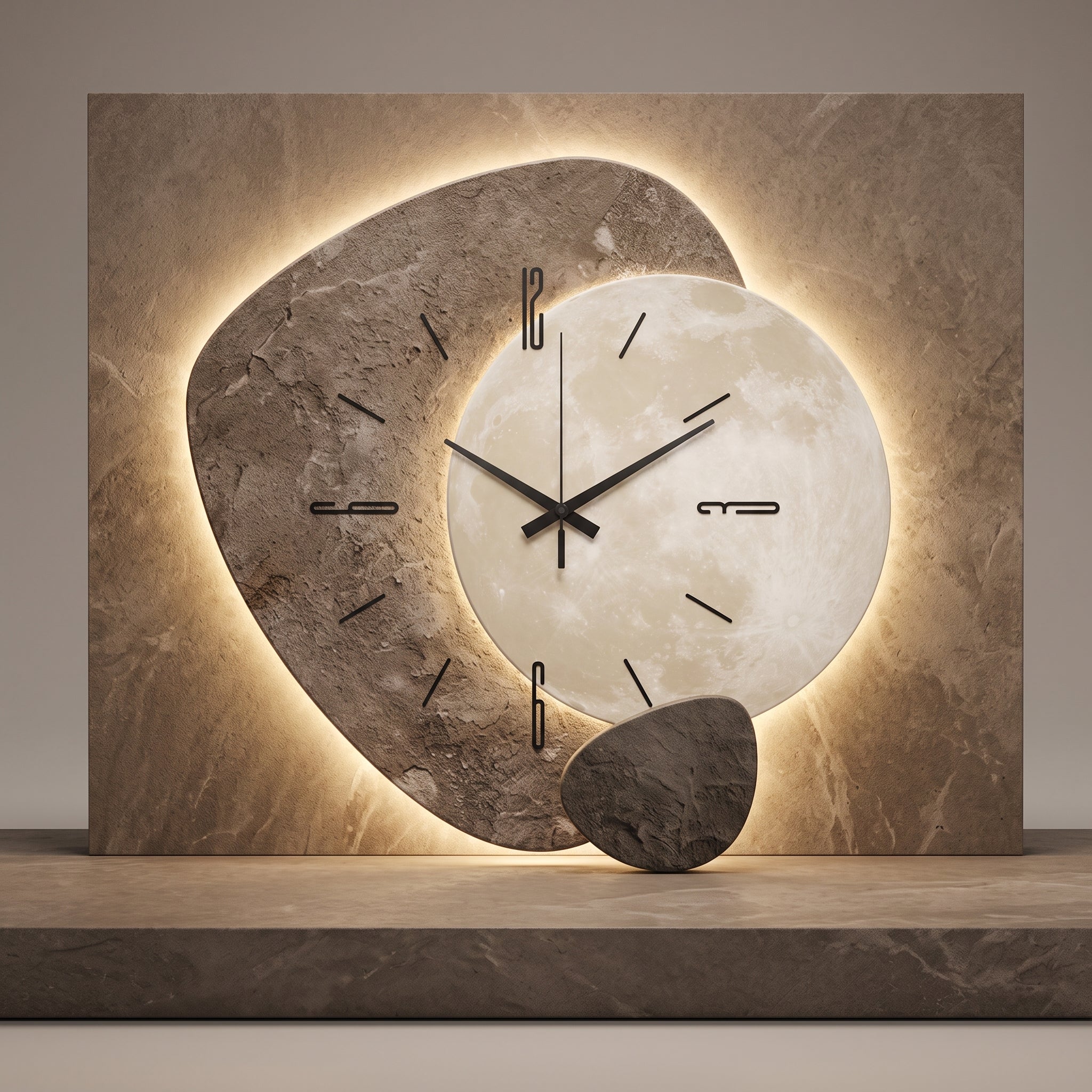 Elias LED Scandinavian Wall Clock