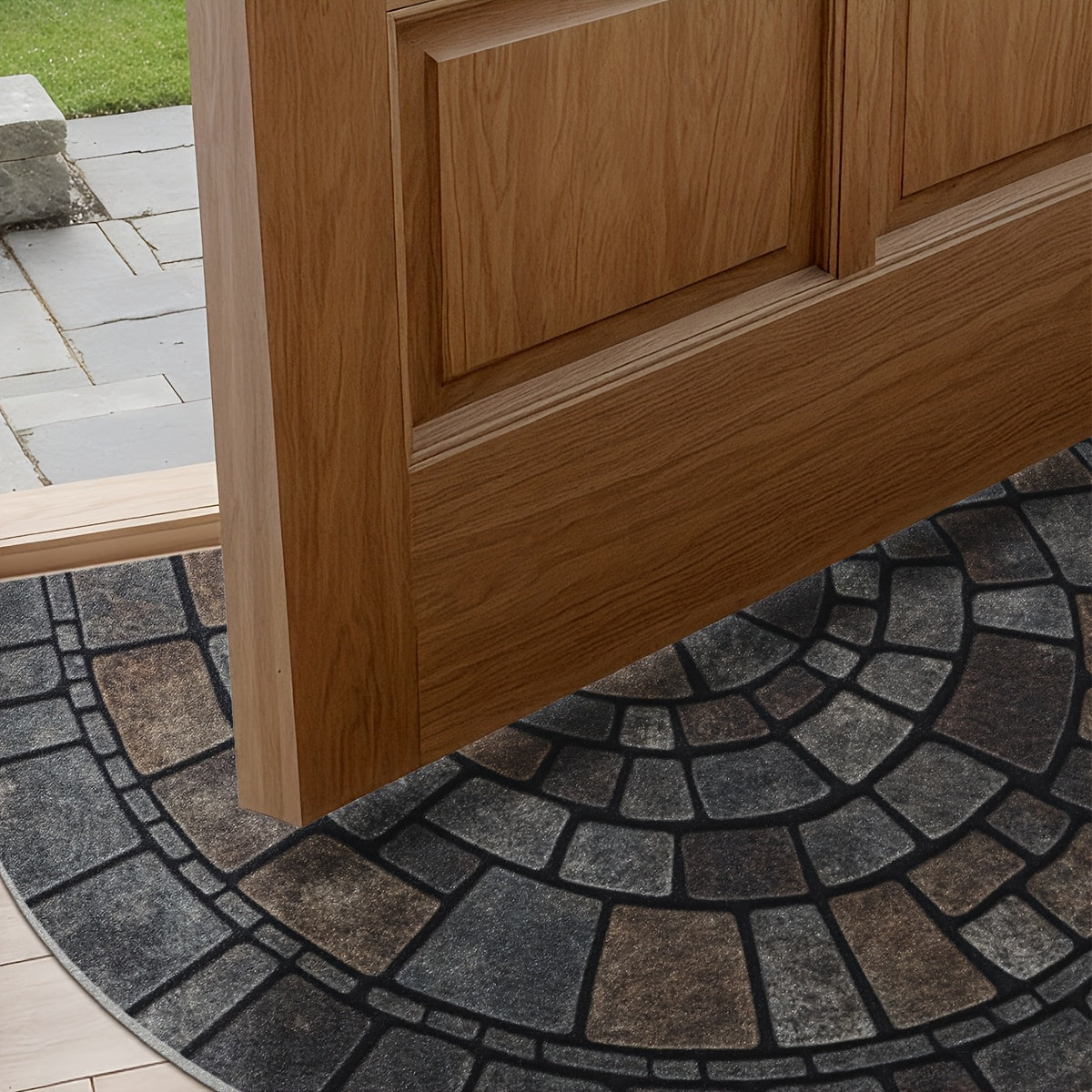 Elora Mosaic Half Moon Door Mat