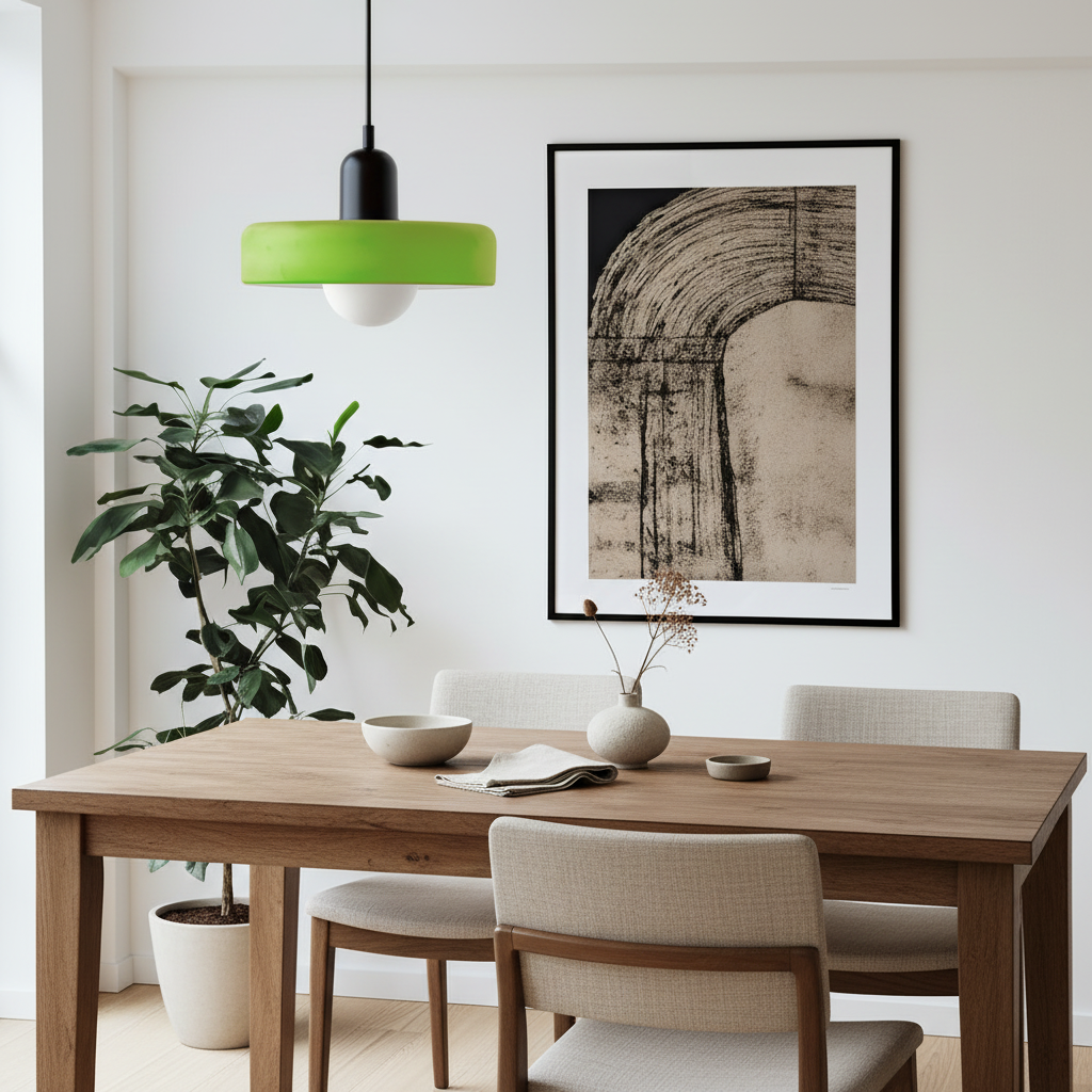 Geometrica | Artistic Handcrafted Glass Bauhaus Pendant Light
