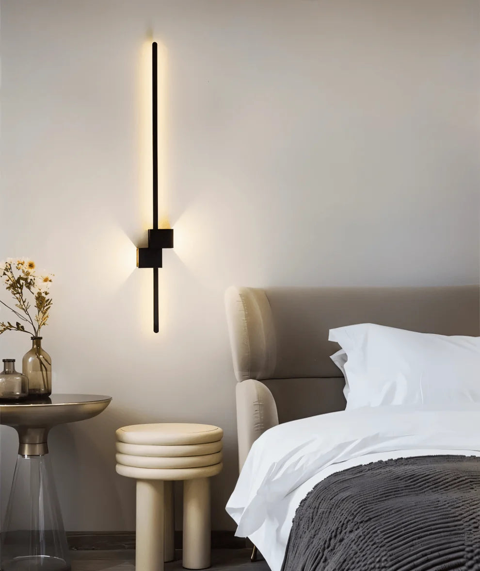 LineaGlow | Minimalist Integrated LED Metal Wall Light with Indirect Lighting