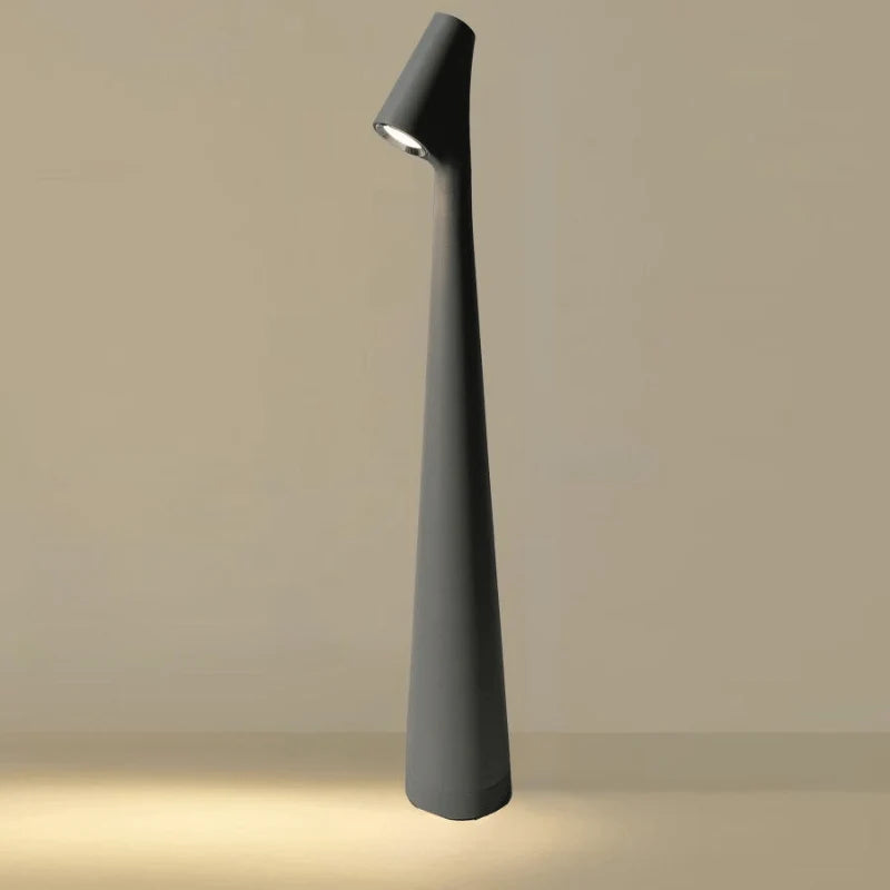 LumaArc | Rechargeable Dimmable Metal LED Table Lamp with USB-C Charging