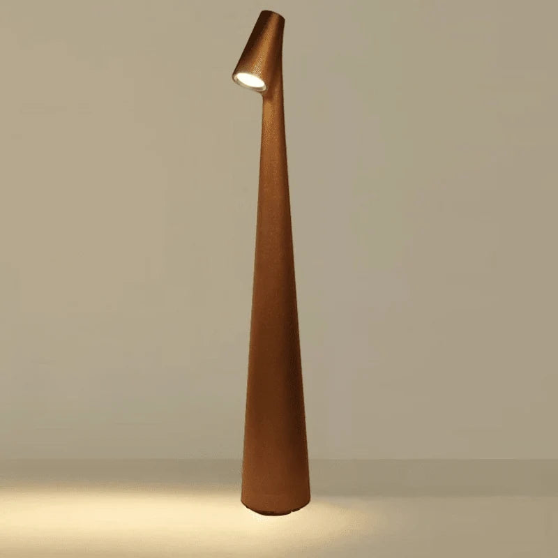 LumaArc | Rechargeable Dimmable Metal LED Table Lamp with USB-C Charging