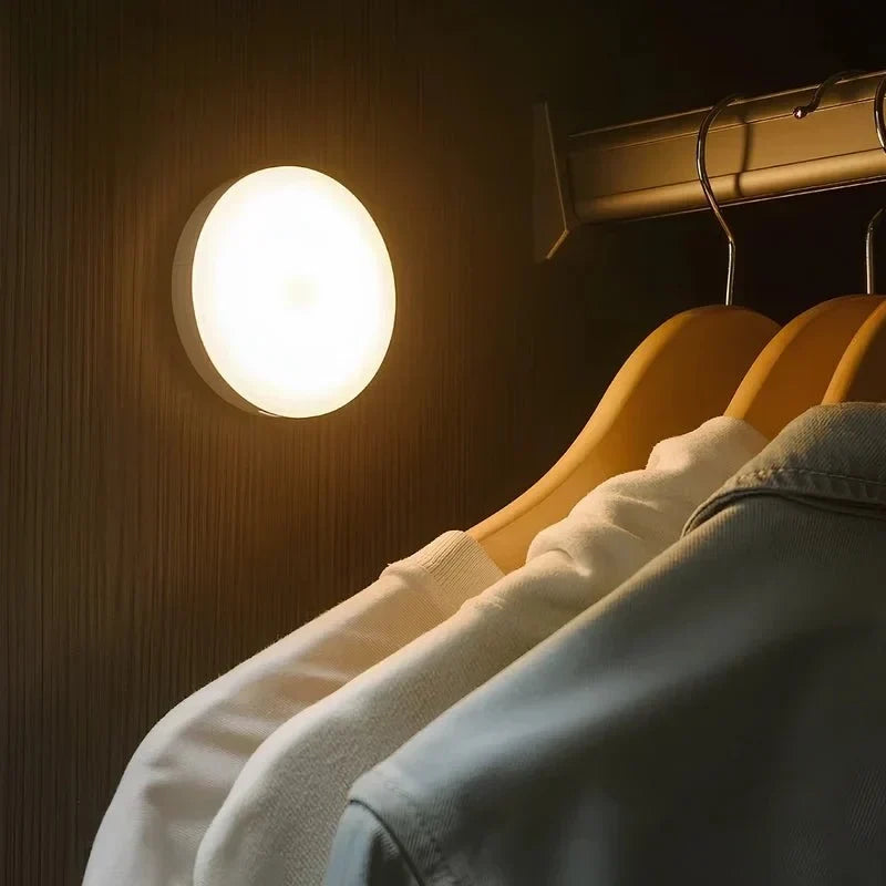 MotionGlow | Round Motion Sensor LED Light with USB or Battery Power