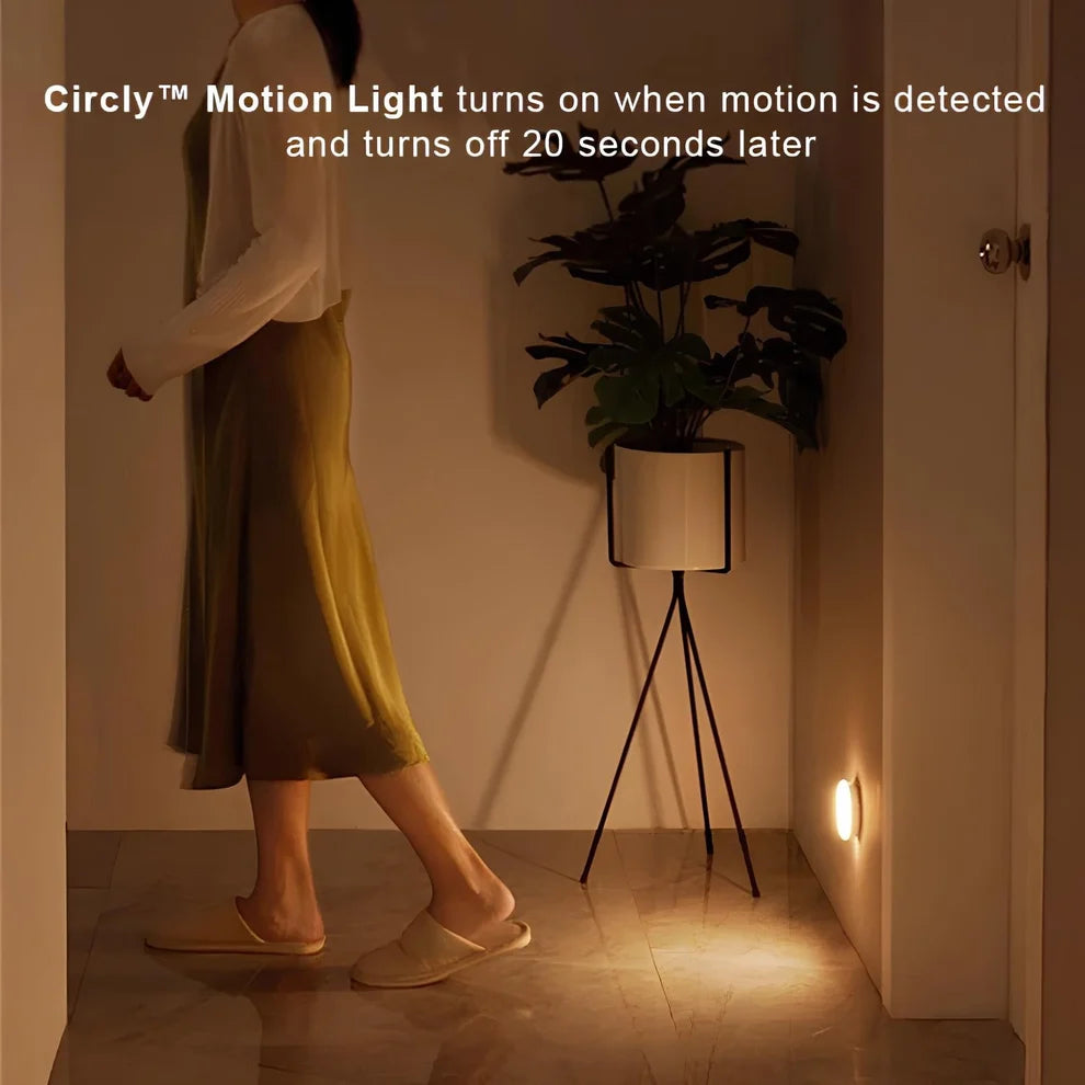 MotionGlow | Round Motion Sensor LED Light with USB or Battery Power