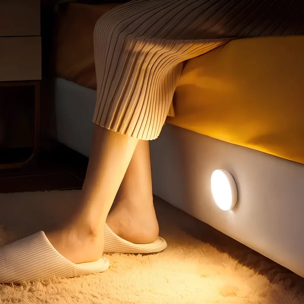 MotionGlow | Round Motion Sensor LED Light with USB or Battery Power