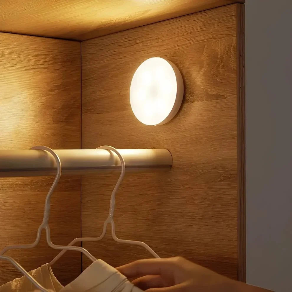MotionGlow | Round Motion Sensor LED Light with USB or Battery Power