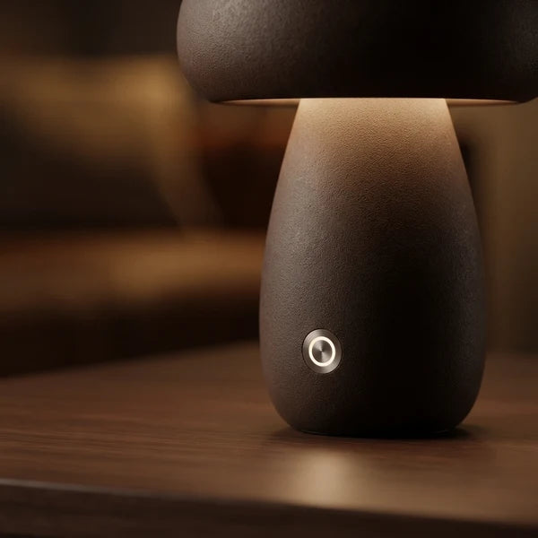MushLume | Whimsical Playful Wooden LED Night Light