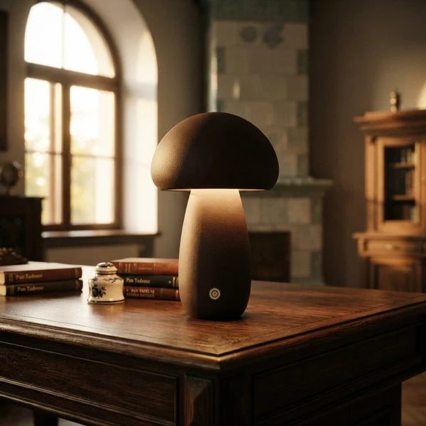MushLume | Whimsical Playful Wooden LED Night Light