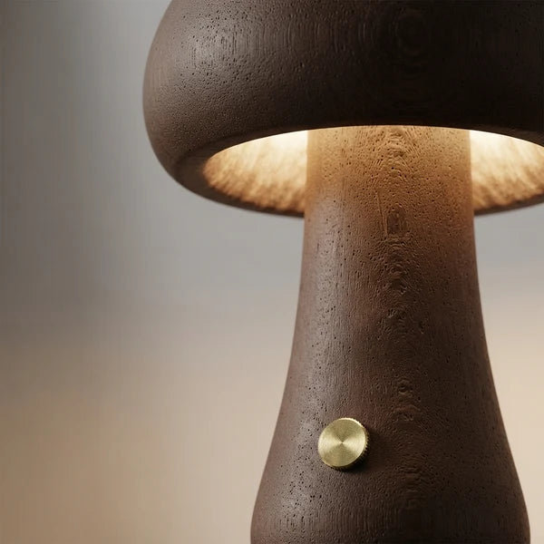 MushLume | Whimsical Playful Wooden LED Night Light