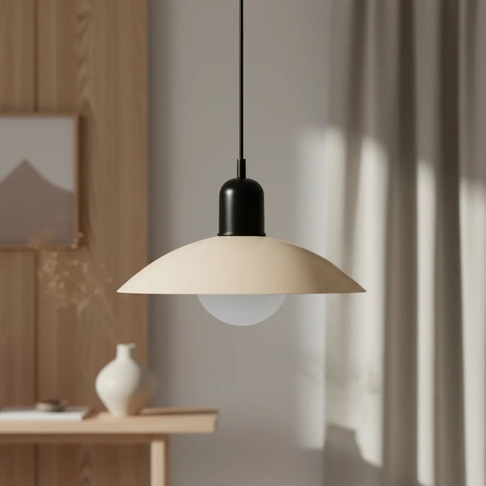 Scandinavian Pendant Light Macaron Metal over Table MacaronGlow